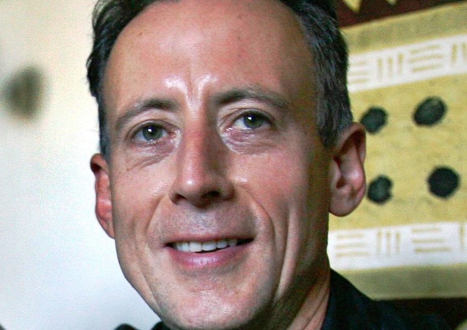 A picture of Peter Tatchell smiling.