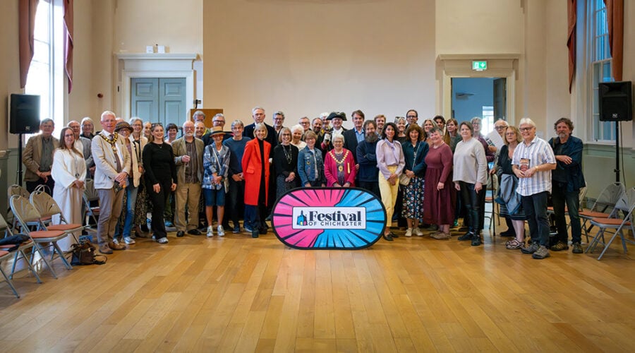 The event organisers, supporters and friends of the Festival of Chichester in 2026.